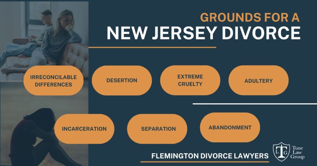 grounds for a NJ divorce infographic
