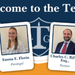 Tune Law Group, LLC Welcomes New Employees Charles C. Rifici, Esq. and Emma E. Florin